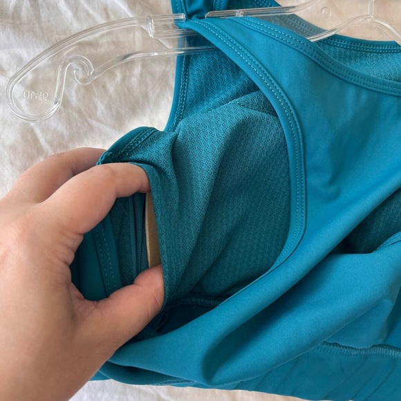 NWT Sincerely Jules Active Teal Racerback Sports Bra S - Picture 7 of 10